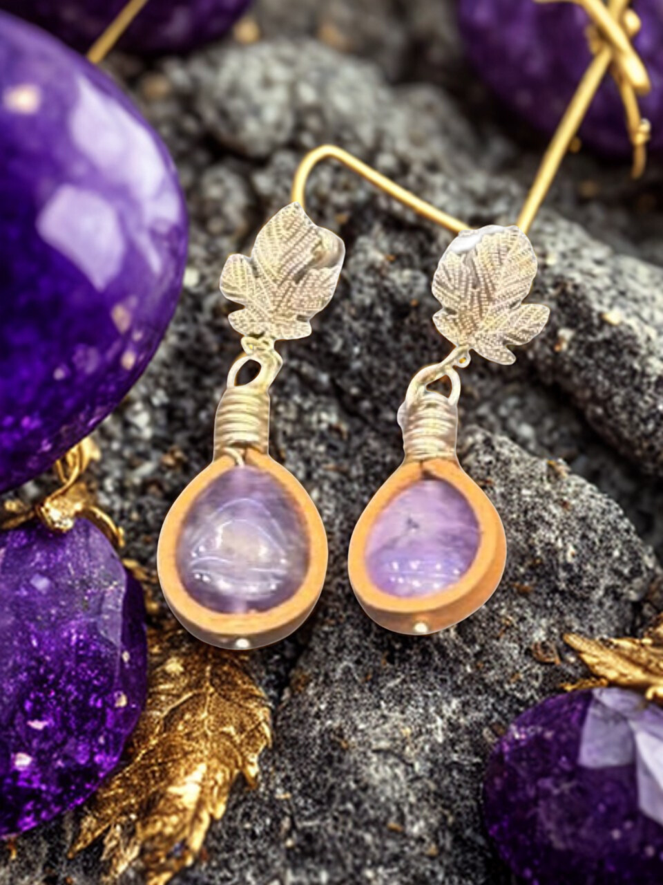 
                  
                    Aretes "Gota de Vendimia" – Edición Especial Vinos Palafox
                  
                