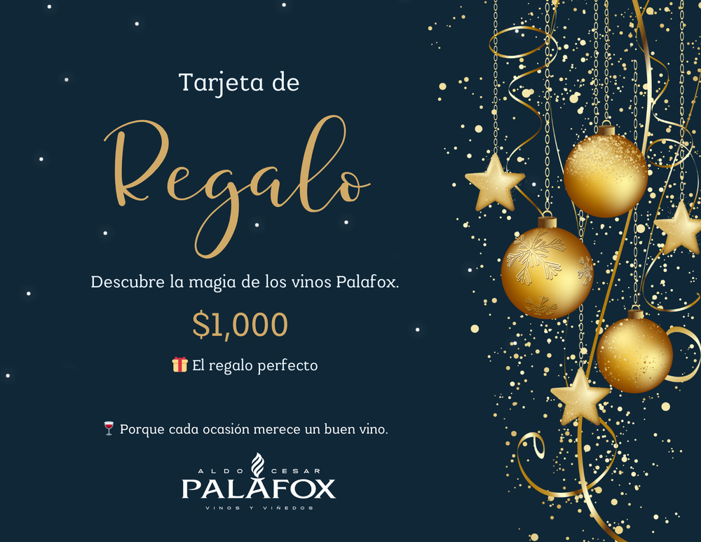 Tarjeta de Regalo Vinos Palafox - $1000